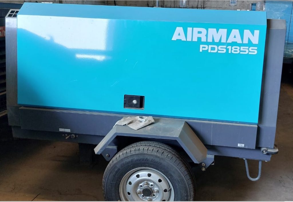 agen distributor kompressor sandblasting painting airman pds 185S jakarta