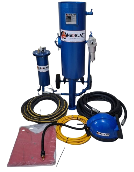 mesin sandblasting 100 lbs kecil agen distributor jakarta bekasi indonesia
